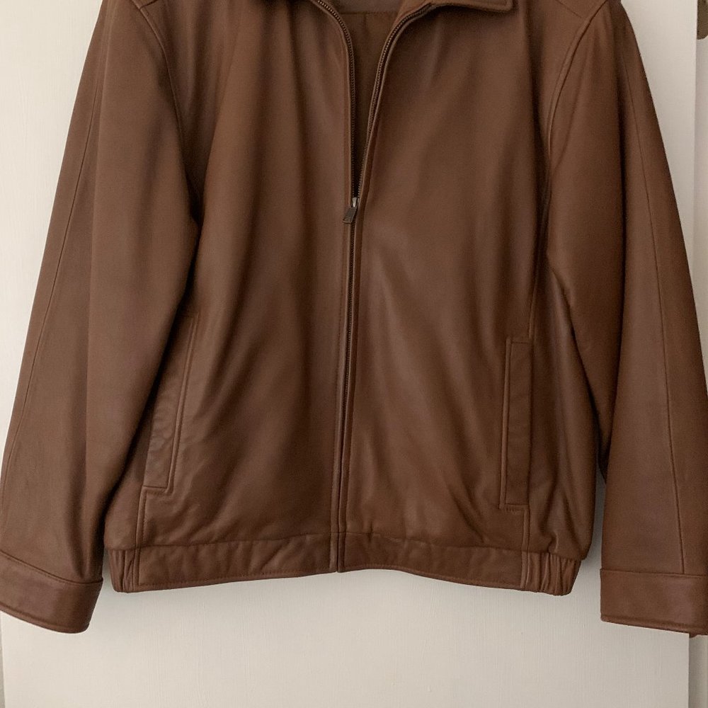 Men's buttery soft leather jacket